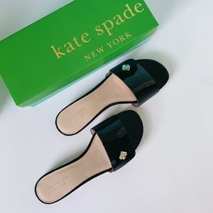 Kate Spade Black Sandals- Gently Worn